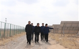 學(xué)院黨委書(shū)記、院長(zhǎng)趙明一行到校辦企業(yè)武威泰豐新能源有限責(zé)任公司古浪20兆瓦光伏扶貧電站檢查指導(dǎo)工作